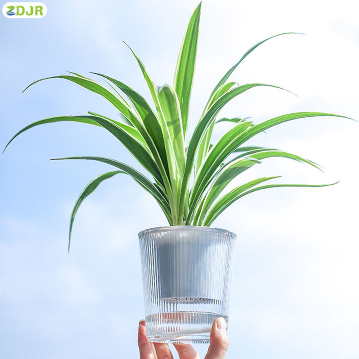 zdjr-กระถางต้นไม้ระบบการให้น้ำในตัวเองใสช่วยประหยัดเวลาได้สำหรับผู้ที่ชื่นชอบสวนเป็นของขวัญ