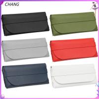 CHANG กล่องใส่แว่นตา,อุปกรณ์เสริมสำหรับแว่นตาทำจากหนัง PU คลาสสิกกล่องใส่กล่องแว่นตาแว่นกันแดดกล่องใส่แว่นตาอ่านหนังสือ