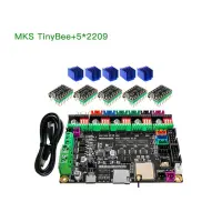 Makerbase Mks Tinybee 3d บอร์ดควบคุมเครื่องพิมพ์ Esp32 Mcu ชิ้นส่วนเครื่องพิมพ์3d หน้าจอ Tft ฟังก์ชั่นการควบคุมเว็บ Wifi พร้อมสายเคเบิล1M