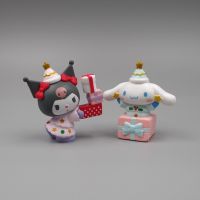 6ชิ้น/เซ็ต Kawaii Kuromi Sanrio Plush My Melody Hellow Kittys Cinnamoroll คริสต์มาสจำกัดการ์ตูนของเล่น