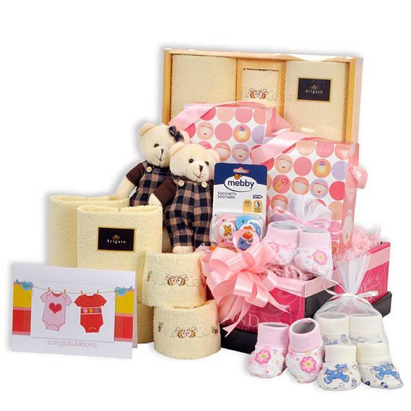 Twins Newborn Baby Shower Hamper - Twin Double Joy Girl For Newborn & New  Mother Baby Gift Hamper (Next Day Delivery - Within Klang Valley) | Lazada