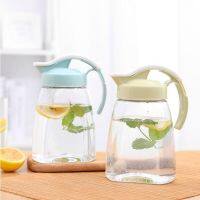 Water bottle Plastic Cold Water Pot Set with Cup Cover Transparent Water Kettle Jug Sets Leakproof Drinking 12.5*21cm