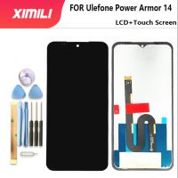 จอแสดงผล LCD สำหรับ Ulefone 14เกราะเสริมพลัง + หน้าจอสัมผัสอะไหล่สำหรับ Armor14เกราะ14 Pro จอแสดงผลแบบเต็มหน้าจอ + กาว