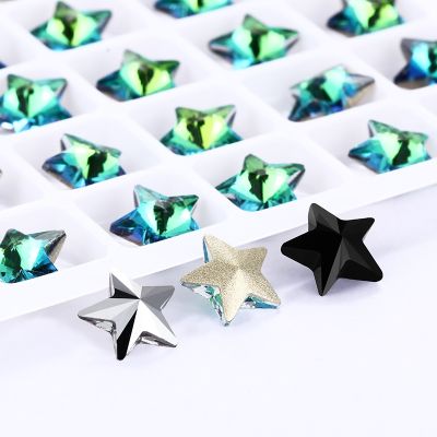 【CW】 Star Loose Rhinestones Pointback Stones Rhinestone Glass Colorful Strass Crystals Dresses Decorations