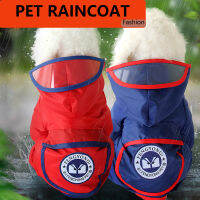 s Dog Clothes Reflective Strip Hooded Rain Coats Strip Dogs RainCoat Waterproof Jackets Puppy Outdoor Walking Clothing Cloak