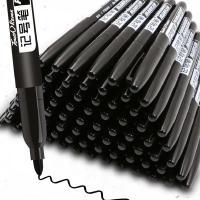 หมึกพิมพ์ปากกาหัวเล็กเครื่องเขียนถาวร6ชิ้น/เซ็ตกันน้ำหัวปากกาบางปากกาดิบหมึกสีแดงสีดำสีน้ำเงินปากกาปากกาสีละเอียด1.5มม
