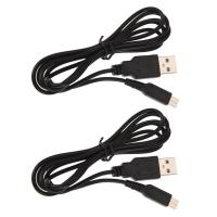 2ชิ้นสายชาร์จไฟฟ้า USB 1.2ม. 3.9ฟุตสายชาร์จสำหรับ Nintend 2DS NDSI 3DS 3D SXL 3D S/sxl