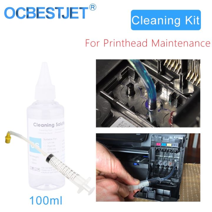 Maintenance Cleaning Liquid Kit For Epson Hp Canon Brother Inkjet Printer Cleaning Solution For 4398