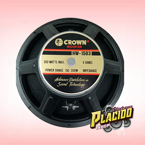 Crown HW-1503 Woofer Speaker 15 inches | Lazada PH