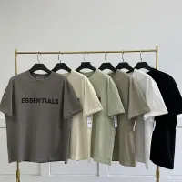 【Mens clothing】ใหม่ที่จำเป็นโลโก้ตัวอักษรยางหลวม Ovesize แขนสั้นฮิปฮอป UnisexCottonTees