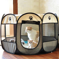 Portable Outdoor Kennels Fences Tent Houses For Large Small Dogs Foldable Indoor Playpen Puppy Cat Cage Delivery Room