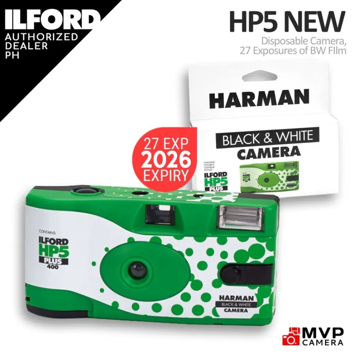 ILFORD HP5 PLUS 400 Black White Disposable Camera MVP CAMERA Lazada PH