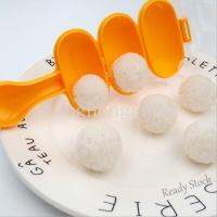 【Ready Stock】 ☫✤۞ C14 DIY Round Rice Ball Maker Onigiri Sushi Mold with Spoon Bento Mould Kitchen Accessories