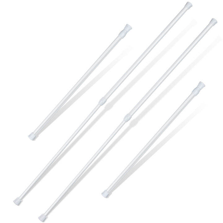 [Veli Shy] 4 Pcs Window Security Bar Sliding Door Security Bar White