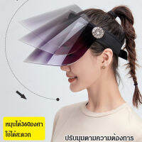 viviunice หมวกกันแดดสไตล์ใหม่จาก ที่มีหน้ากากปิดใบหน้า ช่วยป้องกันแสงแดดในช่วงฤดูร้อน สำหรับการใช้งานในกิจกรรมต่างๆ