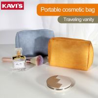 Soft Travel Cosmetic Bag for Women Large-capcacity Makeup Bag Multifunctional Pencil Case Lightweight Fashion Storage Pouch