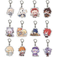 Anime Game Genshin Impact Key Chain Men Car Keychains for Men Bag Pendant Keychain Trinkets Figure Key Chain Ring Jewelry Gifts