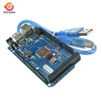 Mega-adk-r3โมดูลบอร์ดพัฒนา R3ขนาดใหญ่2560 Atmega2560สำหรับไมโครคอนโทรลเลอร์ Arduino พร้อม Usb ไปยังสายแปลงซีเรียลสาย Usb