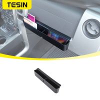 TESIN ABS ที่พักแขนกล่องเก็บของสำหรับนักบินร่วมคอนโซลกลางที่เก็บสิ่งของสำหรับ Ford F150 Raptor 2009-2014อุปกรณ์เสริม