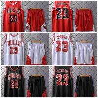 ชุดบาสเกตบอลชาย NBA ทีม BULLS เบอร์ 23 โทนสีแดง