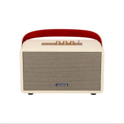 ลำโพงบลูAIWA MI-X155 Retro Plus Pro Bluetooth Speaker ลำโพงบลูทูธพกพา SUPER BASS สีขาว (สินค้าแท้  ศูนย์ไทย)