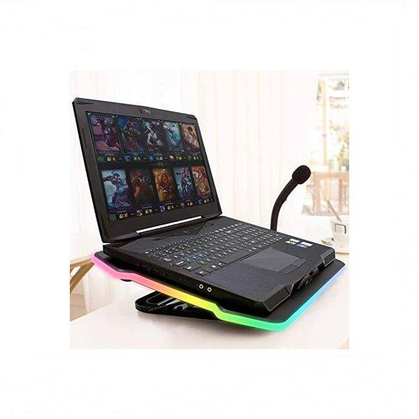 KLIM Ultimate RGB Laptop Cooler Gaming Laptop Cooler USB Power Quiet ...
