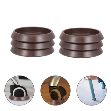 4PCS/Lot Brass Casters Wheels, 25mm Heavy Duty Plate Casters, No Noise  Swivel Casters Floor Protector