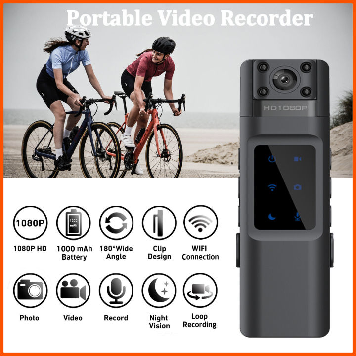 มอเตอร์ไซค์-motorcycle-camera-กล้องจิ๋ว-wifi-1080p-hd-mini-sport-camera-dvr-dash-cam-เสียงเครื่องบันทึกวิดีโอกล้องไมโครสำหรับกลางแจ้งเดินป่าหมวกกันน็อกแบบพกพากล้องวิดีโอขนาด128gb-night-vision-เลนส์หมุ