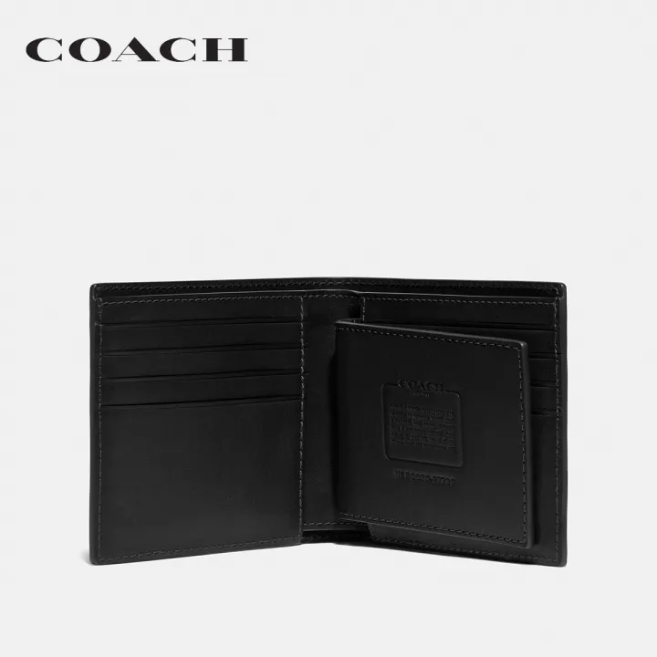 coach-กระเป๋าสตางค์ผู้ชายรุ่น-3-in-1-wallet-สีดำ-97739-blk