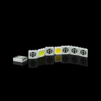 【✆New✆】 ganfengsu3936969 ไฟไดโอด Led Smd 5050สีขาว100ชิ้น