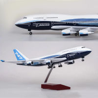 Boeing Factory Livery Boeing 747-400  Aircraft Model with LED Light  High Quality Display Model