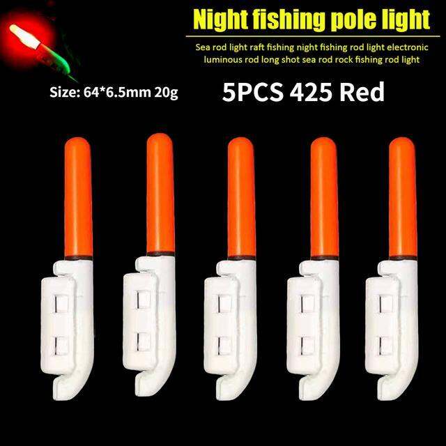 yf-5-10pcs-plastic-fishing-rod-stick-battery-removable-float-tackle-night