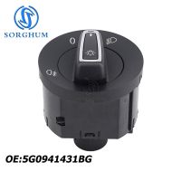 SORGHUM 5G0941431BG 5G0941431AS Headlight Switch Rear Fog Light Lamp Knob For VW Campmob Golf Tiguan Polo Seat Ateca Ibiza Leon