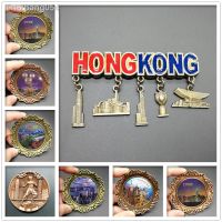 China Hongkong Fridge Magnet Tourist Souvenirs Refrigerator Magnetic Stickers Travel collection Gift