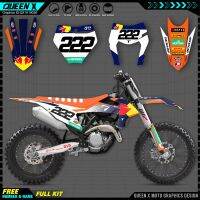 QUEEN X MOTOR Custom Team Graphics Decals Stickers Kit For KTM 2019 2020 SX SXF , 2020 2021 EXC XC-W EXC-F 036