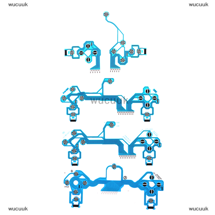 wucuuk-สำหรับ-ps4-ds4-pro-slim-controller-ฟิล์มนำไฟฟ้าสีฟ้า-jds-050-040-030-010