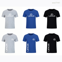 2023 NEW New Casual T-shirt, 100% Cotton Short Sleeved Round Neck, Printed with Lexus Racing Logo, Fashionable for Men And Women. Size：s-5xl