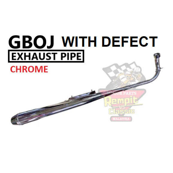 REMPIT [CLEAR STOCK] GBO EXHAUST PIPE SIKIT DEFECT TAPI BERFUNGSI BAIK