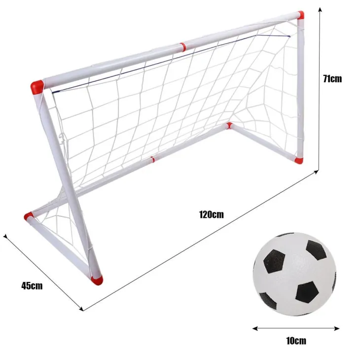 【ของต้องซื้อ】Children Football Soccer Goal Post Net with Ball and