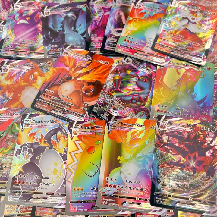 50-300pcs-pokemons-card-shining-takara-tomy-gx-vmax-v-max-cards-game-battle-carte-trading-children-toy