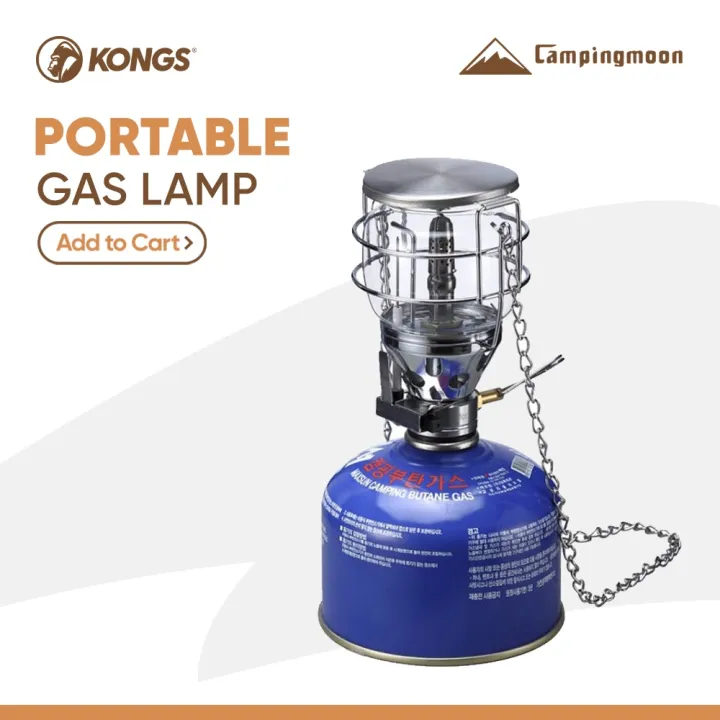 Campingmoon T4 Lantern Medium Portable Gas Camping Lamp with Case