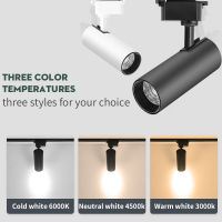 Track Light Led Spot Lights 220V COB Track Lamp Led Rail Spotlights 12W 20W 30W 40W Fixture Lighting for Clothing Store Home