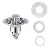 Stainless Steel Mesh Sink Filter Kitchen Sewer Anti-Blocking Strainers Floor Drains Hair Catcher Waste Plug Filters