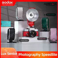 Godox GN14 Lux Senior Retro Camera Speedlite Flash Light Color Speedlite Universal for Canon Sony Nikon Fuji Olympus Photography Camera