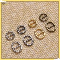 VJDA 20/40pcs คุณภาพสูง 4 สี Mini Ultra-small อุปกรณ์เสริมกระเป๋าตุ๊กตา หัวเข็มขัดตุ๊กตา DIY ปุ่มเข็มขัด หัวเข็มขัดไตรไกลด์