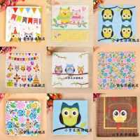 Owl Series Colorful Tissue Napkin Facial Tissue Printing Tissue Printing Napkin Cartoon Paper