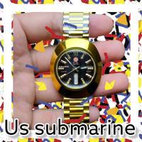 นาฬิกาข้อมือแฟชั่น นาฬิกาข้อมือแบรนด์ Us submarineสีดำ black นาฬิกาข้อมือหรู นาฬิกาข้อมือผู้ชาย new