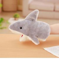 Small shark hand accidentally glove puppet doll can open mouth words c Gloves Tricky Plush Toy Arm Birthday Gift BY810z