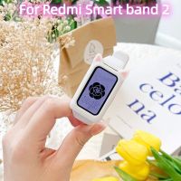 เคสซิลิโคน TPU แบบนิ่ม ลายการ์ตูนหูแมวน่ารัก สําหรับ Xiaomi Redmi Smart band 2 Redmi band 2 【QYUE】