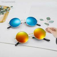 ❄◆♣ 2022 Hot Vintage Round Kids Sunglasses for Children Metal Frame AC Lens Designer Trendy Brand Beach Travel Shades Gifts